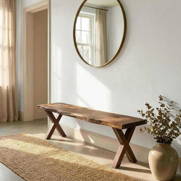 The Bespoke Carpentry Co Live Edge Bench