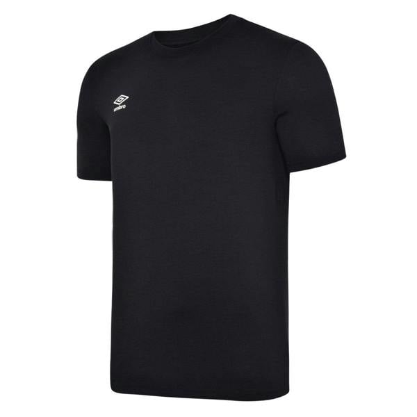 Umbro Kids Club Leisure T-Shirt - Black/White