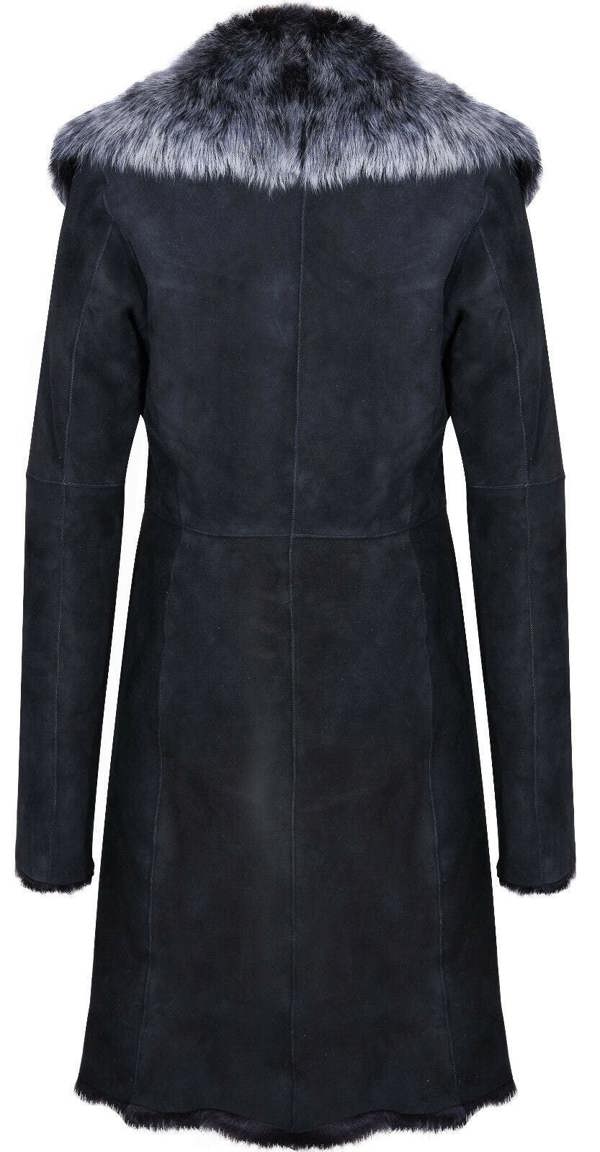 Infinity Leather Womens Toscana Sheepskin Suede Trench Coat-Tbilisi