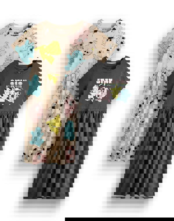 Pokemon Girls Multicoloured Multi Character 2 Pack Dress