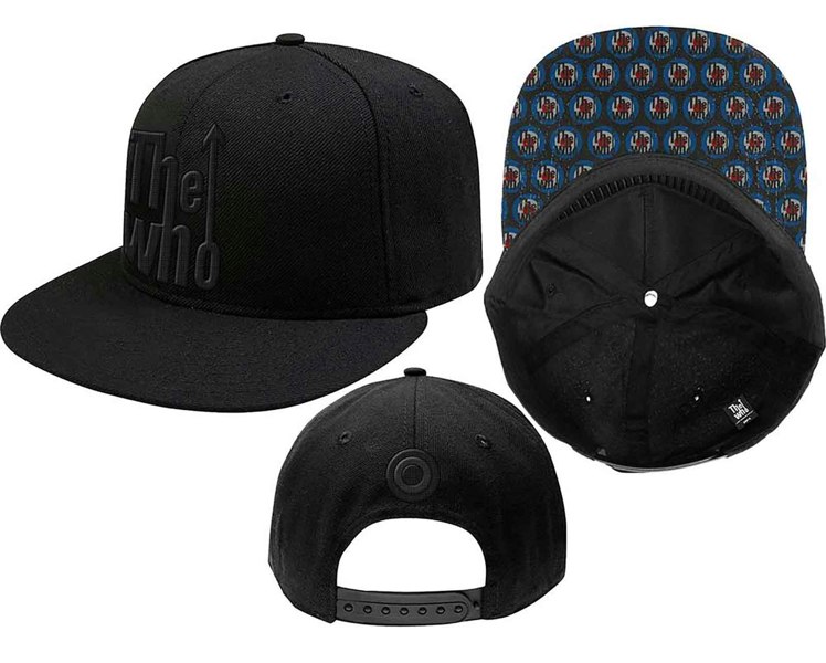 The Who Arrow Mod Band Logo Brim Print  Snapback
