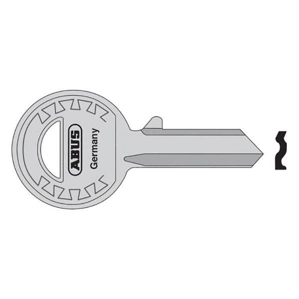 Abus Mechanical 24-41-885 Right Hand 4 Pin Key Blank - Multi Colour - 