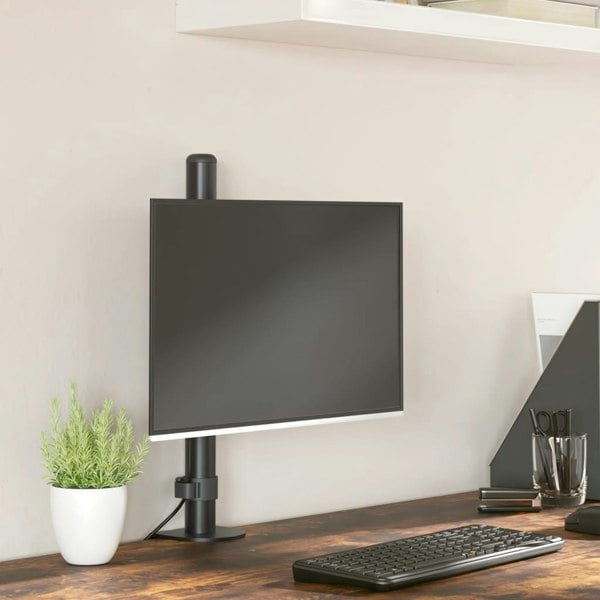Berkfield Monitor Mount Black Steel VESA 75/100 mm