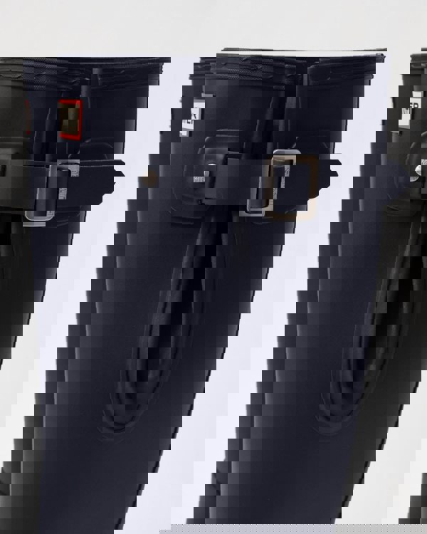 Hunter Original Tall Side Adjustable Mens Wellies - Navy