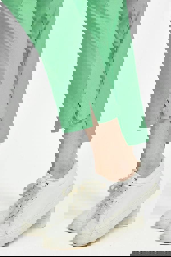 Mudflower Button Detailed Bengaline Stretch Trousers