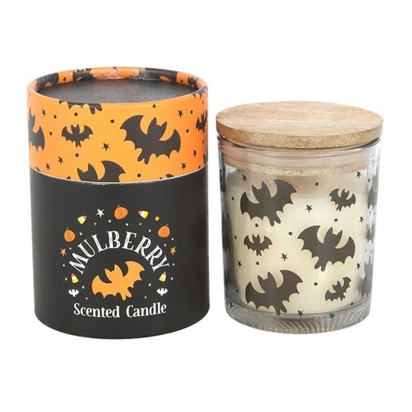 Serano Bat Print Mulberry Candle