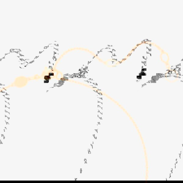 Swarovski Rose Gold Plated Black Swan Pendant Necklace 5678046