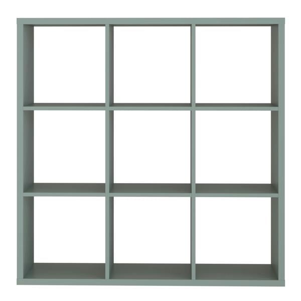 Furniture To Go Mauro 3x3 Storage Unit in Sage Green