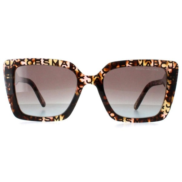 Marc Jacobs Sunglasses MARC 733/S H7P 98 Pattern Havana Brown Teal Gradient