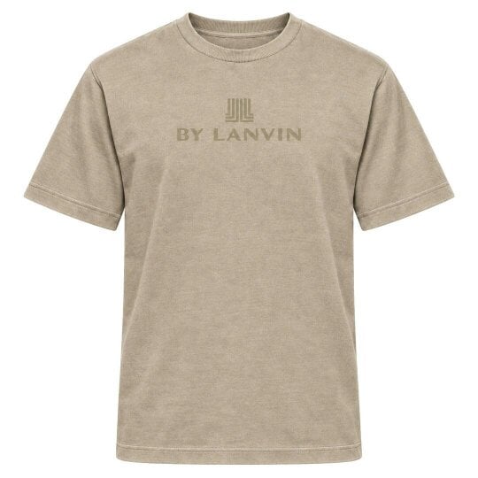By Lanvin Central Logo Taupe T-Shirt
