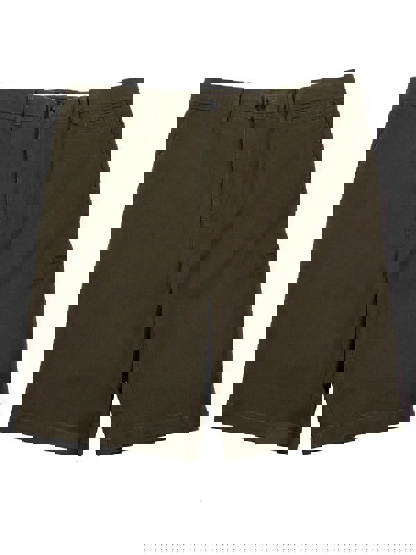 SLIM FIT ITALIAN CHINO SHORTS – OLIVE GREEN