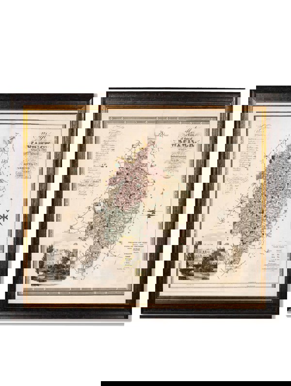 Exceptional Art c.1830 County Maps of England