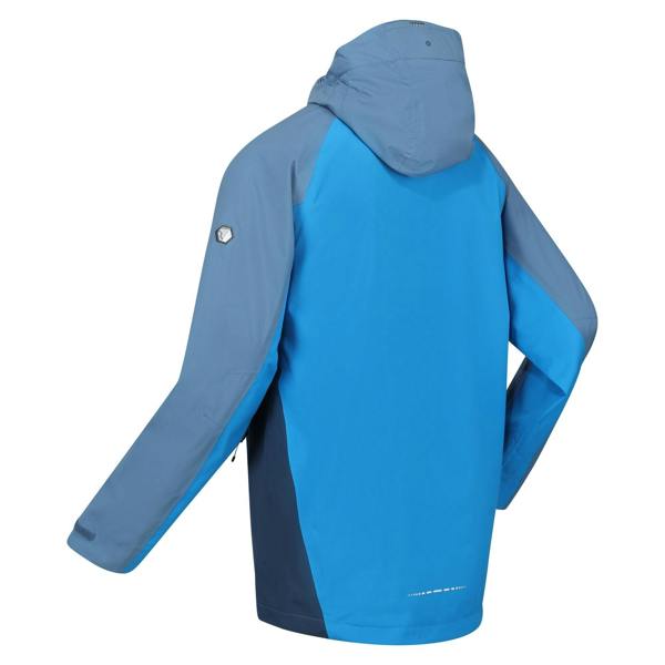 Regatta Mens Raddick Waterproof Jacket - Indigo Blue/Stellar - 