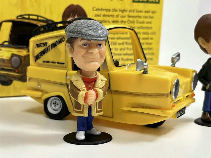 BCS Only Fools and Horses Del & Rodney Box Set 3 Wheeled Van Bobble Buddies BCS F0025