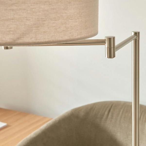 Marston Satin Nickel Floor Lamp