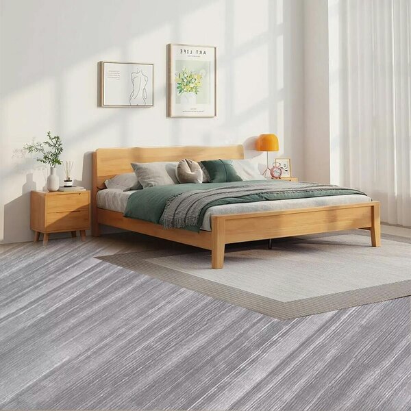 Havendro Kitchen & Bathroom Lino Grey Wood Effect Waterproof Vinyl Flooring Roll Deco 10m