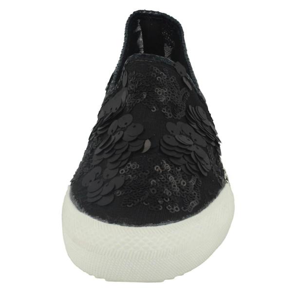 Savannah Ladies Savannah Flat Sequin Espadrilles
