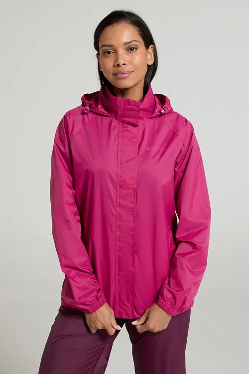 Mountain Warehouse Womens/Ladies Pakka II Waterproof Jacket - Berry