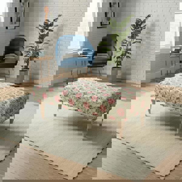 Elegant Hallway Ottoman Non - Storage Bench with Stitched Top – Premium Designer Footstool - ISTOOLS