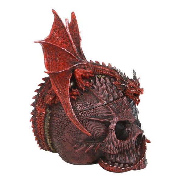 Serano Serpent Infection Lidded Skull Ornament by Spiral Direct