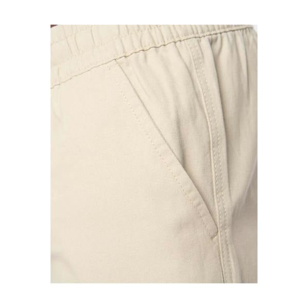 Crosshatch Mens Blansmoore Elasticated Regular Casual Shorts - Light Stone - 