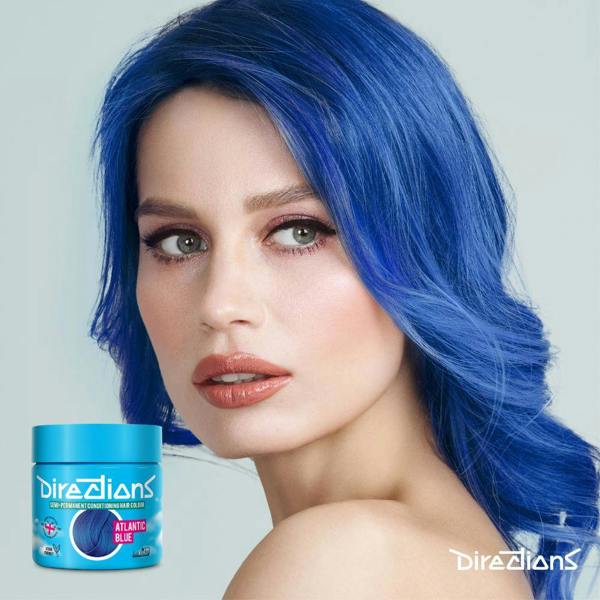 Directions 6 x La Riche Directions Semi-Permanent Hair Color 100ml Tubs - Atlantic Blue