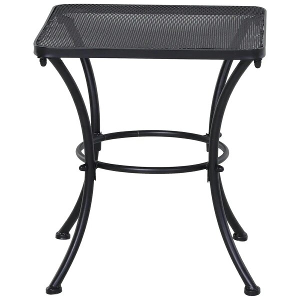 Wyld Haus Aritte Metal Black Square Outdoor Bistro Table 45 x 45 x 50cm