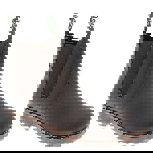 Frank James Brigstock Brogue Leather Pull On Mens Brogue Chelsea Dealer Boots