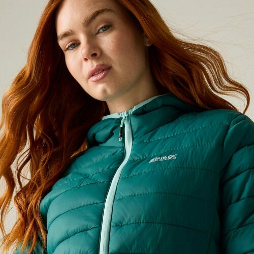 Regatta Womens Marizion Hooded Padded Jacket - Mediterranea