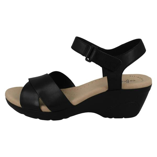 Clarks Ladies Clarks Casual Wedge Sandals Lynette Deb