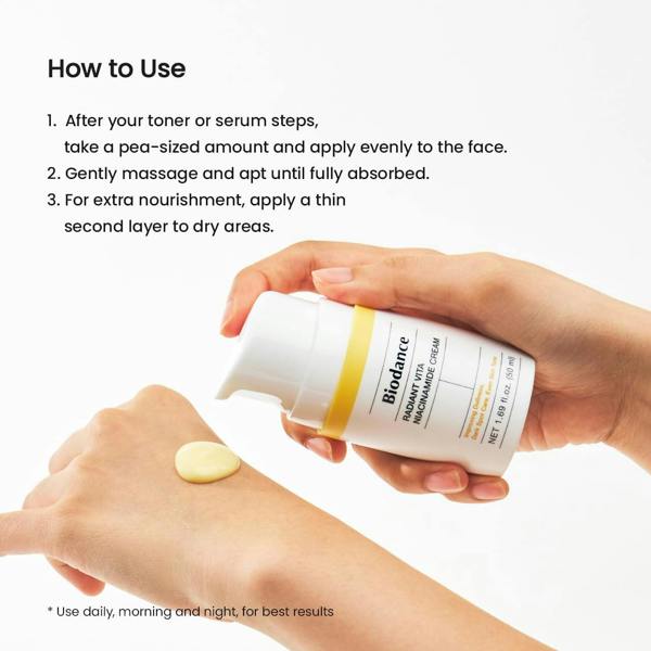 BIODANCE Radiant Vita Niacinamide Cream 50ml