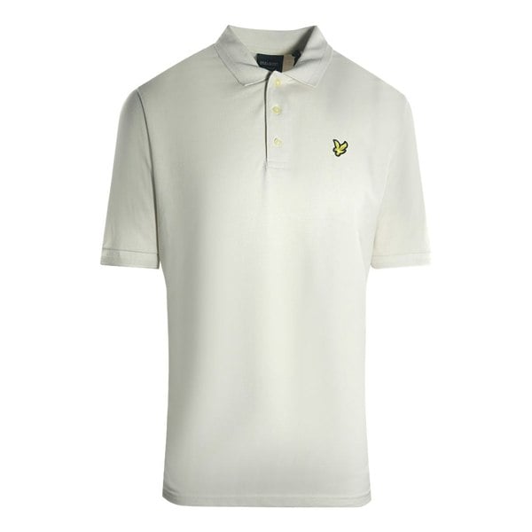 Lyle & Scott Textured Tipped Light Mist Polo Shirt S