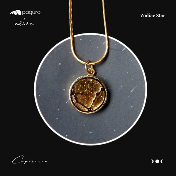 Paguro Capricorn Zodiac Sign Sustainable Necklace