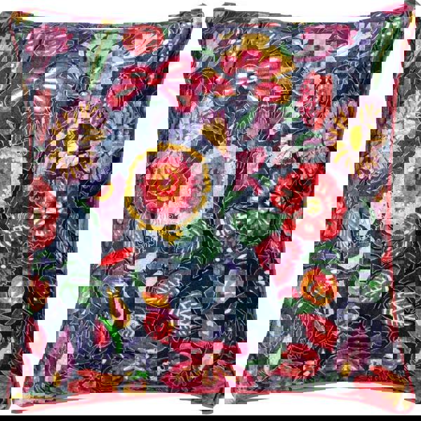 Wylder Glorine Velvet Piped Cushion Cover - Multicoloured