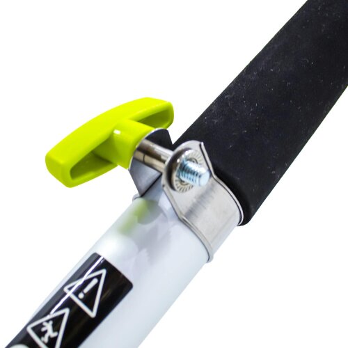 Equip2clean 5.5m (18') Lightweight Aluminium Telescopic Lance with Brush – 6 Section, 4200 PSI