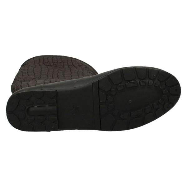 Spot On Ladies Spot On Crocodile Style Wellington Boots
