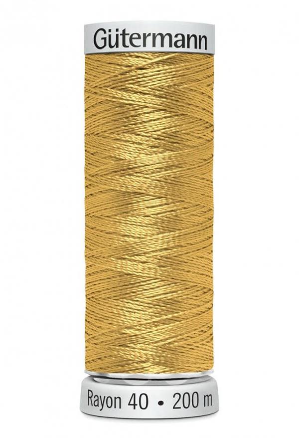 Gutermann No 40 Sulky Rayon Embroidery Thread 200m Rayon Thread Suitable For Embroidery