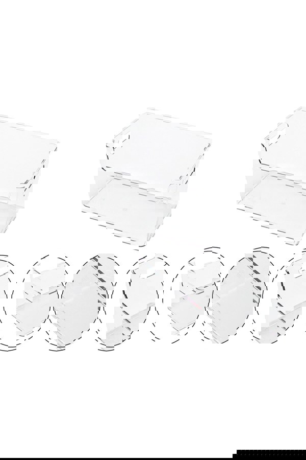 Living and Home 2pcs Clear Refrigerator Organizer Bins Kitchen Fridge Storage Box