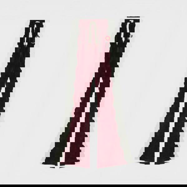 Casablanca Burgundy Velour Panelled Track Pant