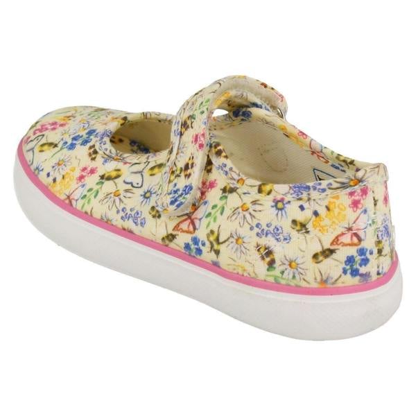 Start-rite Girls Startrite Summer Canvas Shoes Blossom Bees