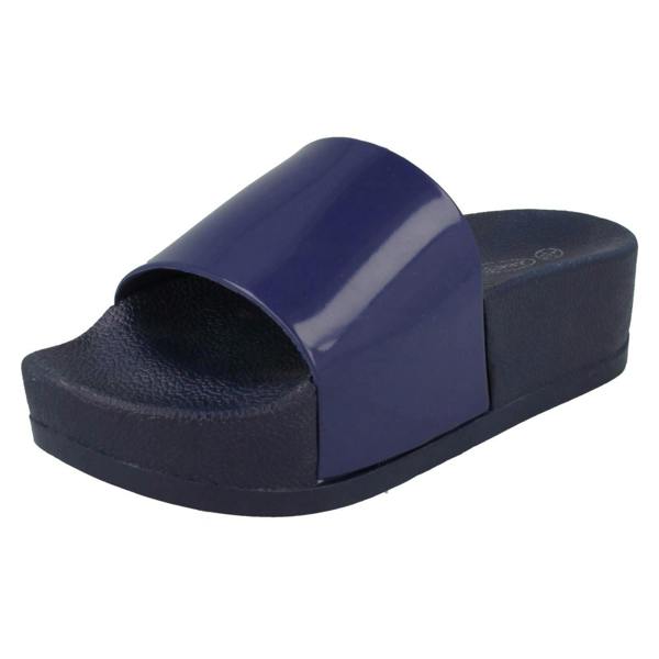 Spot On Ladies Spot On Open Toe Sandals