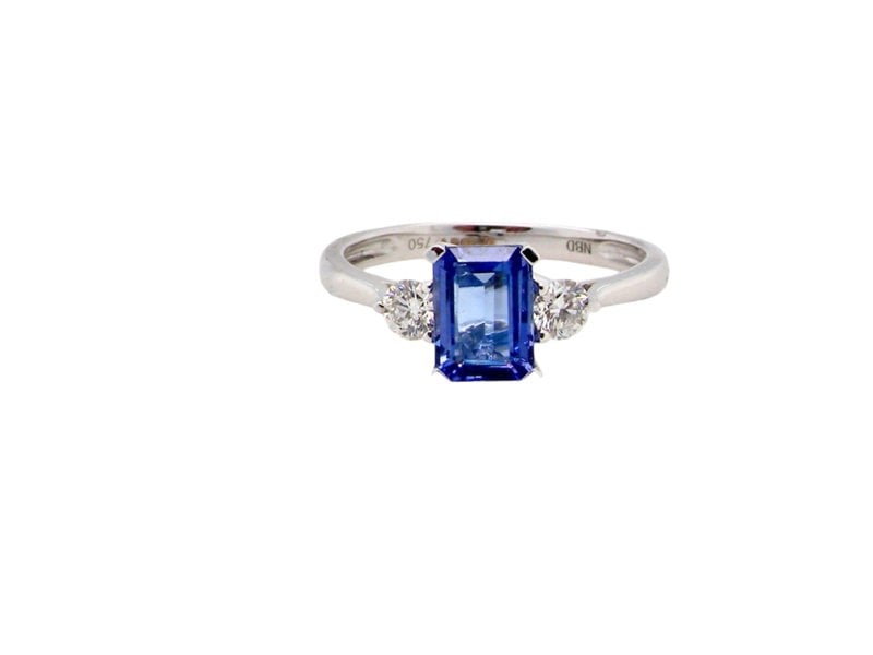 A NEW Tanzanite and Diamond Ring