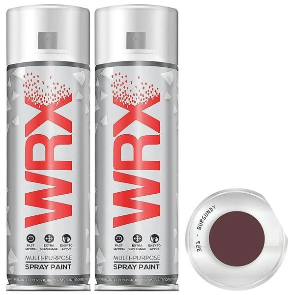 WRX 2X WRX Flat Burgundy Spray Paint 400ml