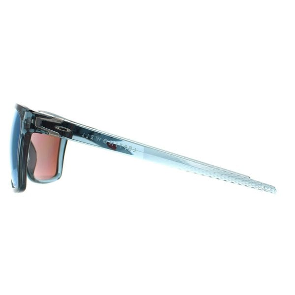 Oakley Sunglasses Leffingwell OO9100-05 Crystal Black Prizm Deep Water Polarized