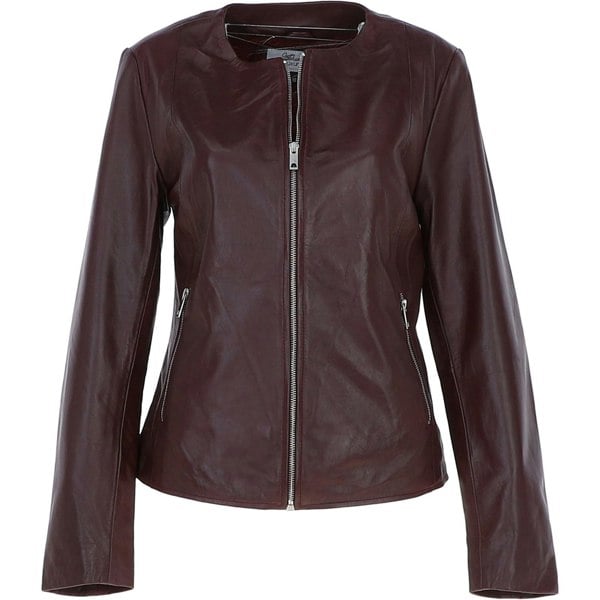 Ashwood Collarless Ladies Casual Leather Jacket: AWL-1282