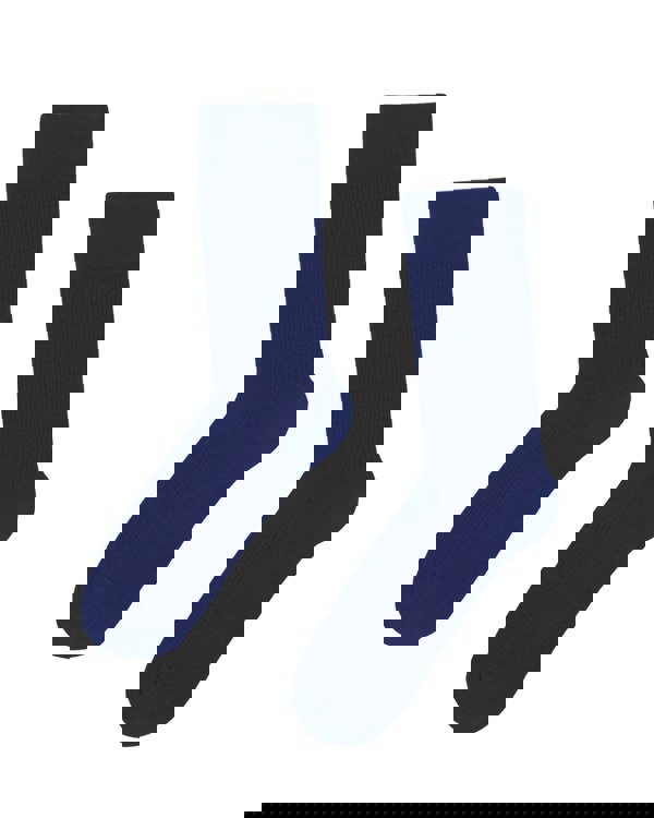 Colorful Standard Mens Classic Organic Socks - Marine Blue - CHO - Designer Mens Socks