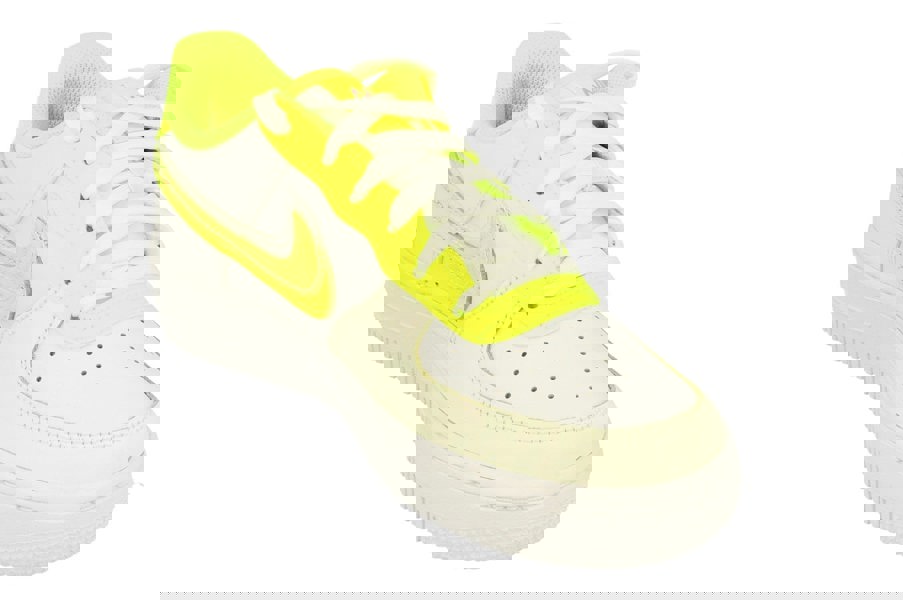 Nike Air Force 1 LV8 GS Trainers Dv1680  100 - White Multi Color Volt 100 - Photo 3