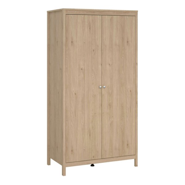 Wyld Haus Gossmere Hickory Oak Effect Wardrobe 2 Doors