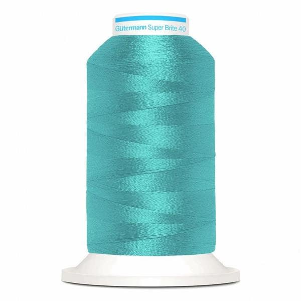 Gutermann Super Brite Polyester 40 Embroidery Thread 1000m Polyester Thread Suitable For Embroidery