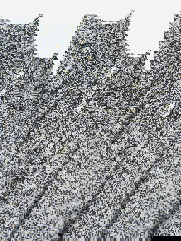 Bonpoint Girls Petal Smocked Blouse in Blue